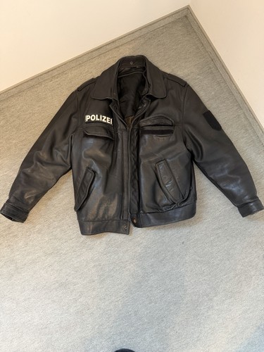 Polizei lederjacke 27 - gr.,