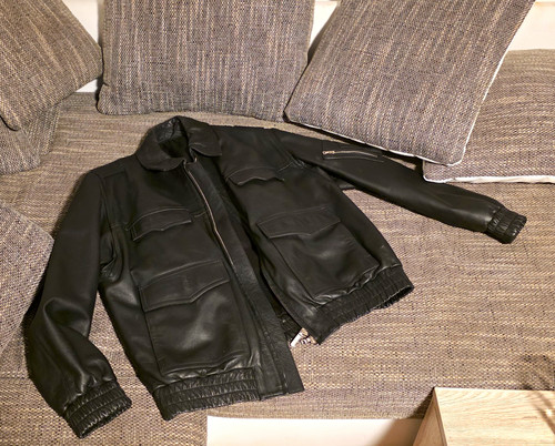 Polizei lederjacke dienstjacke - lederjacke,