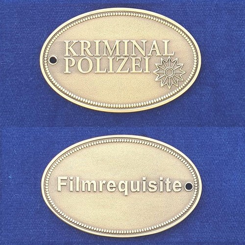 Polizeimarke kriminalpolizei - polizeimarke,